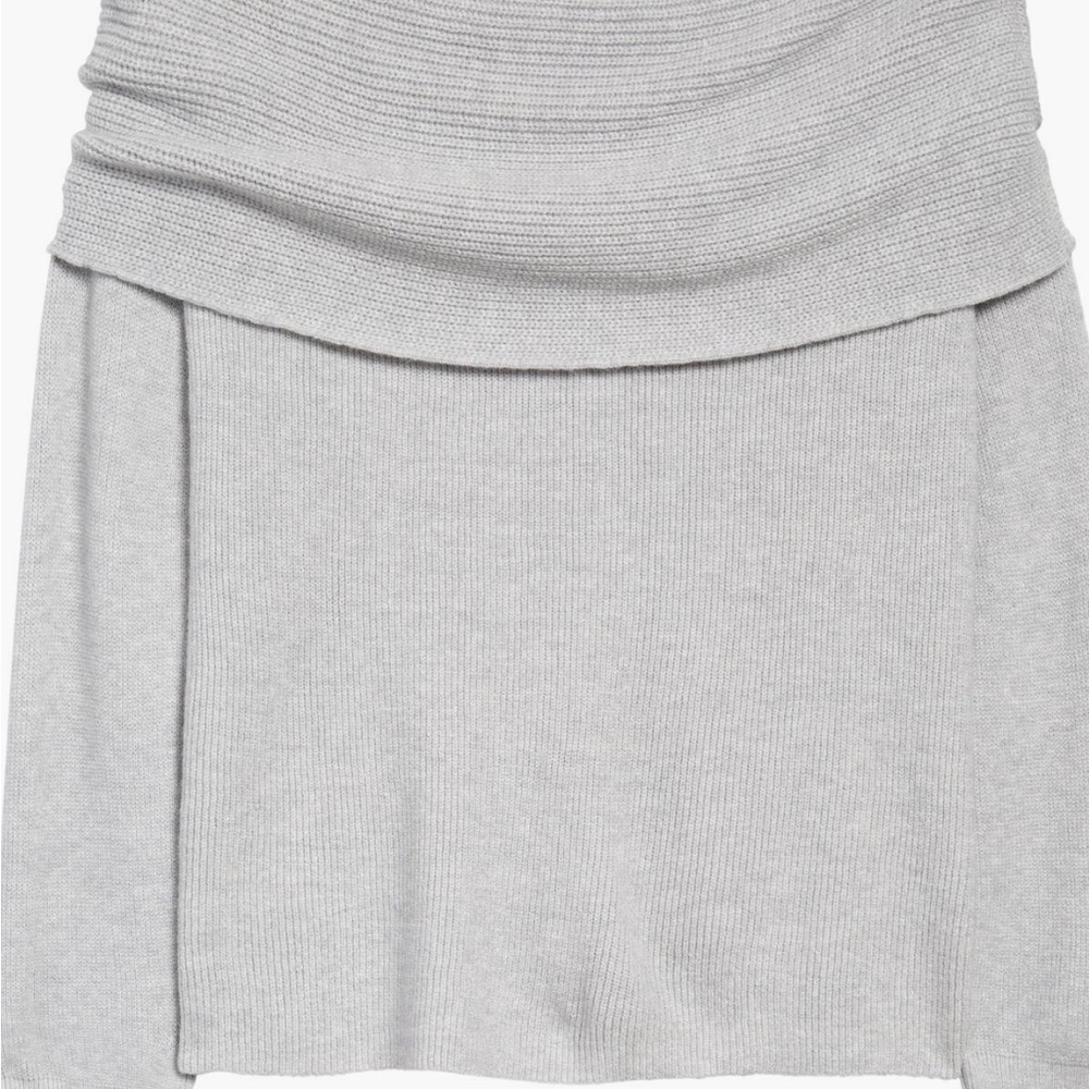 Leith Gray Knit Sweater BNWT